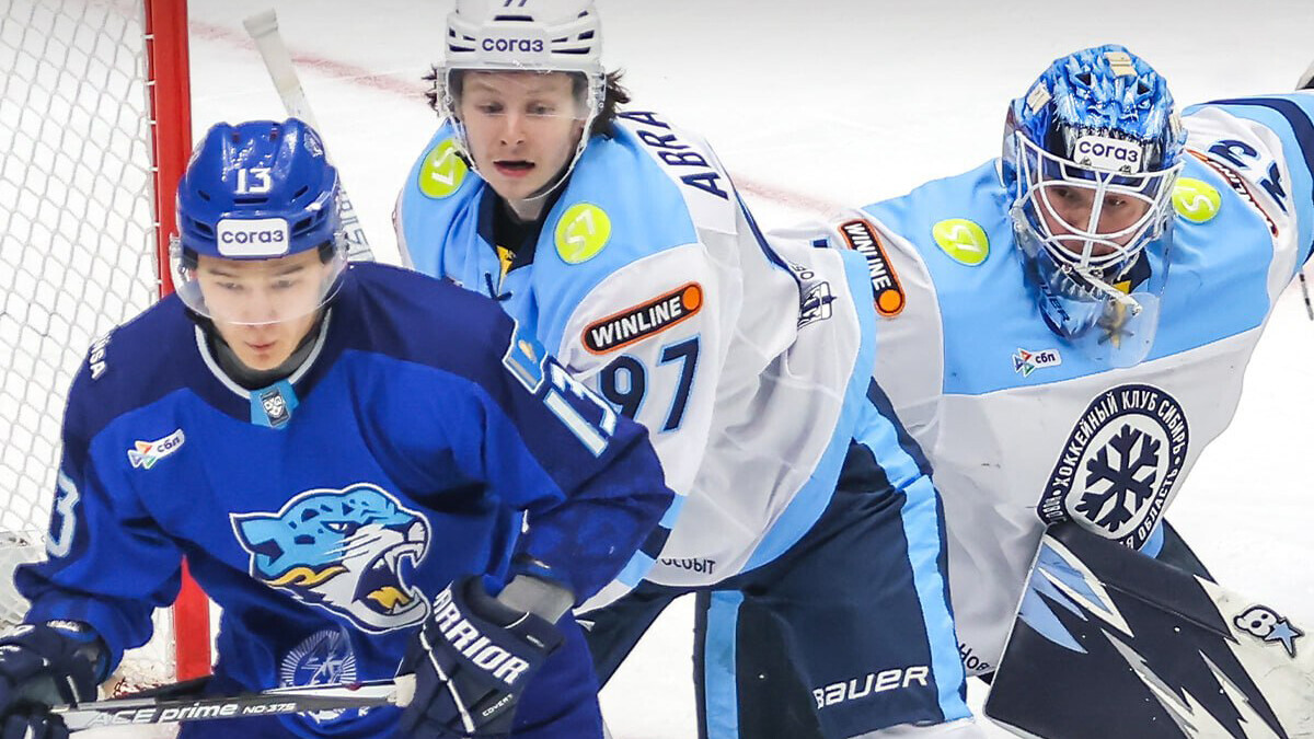 «Сибирь» по буллитам обыграла «Барыс» в матче КХЛ