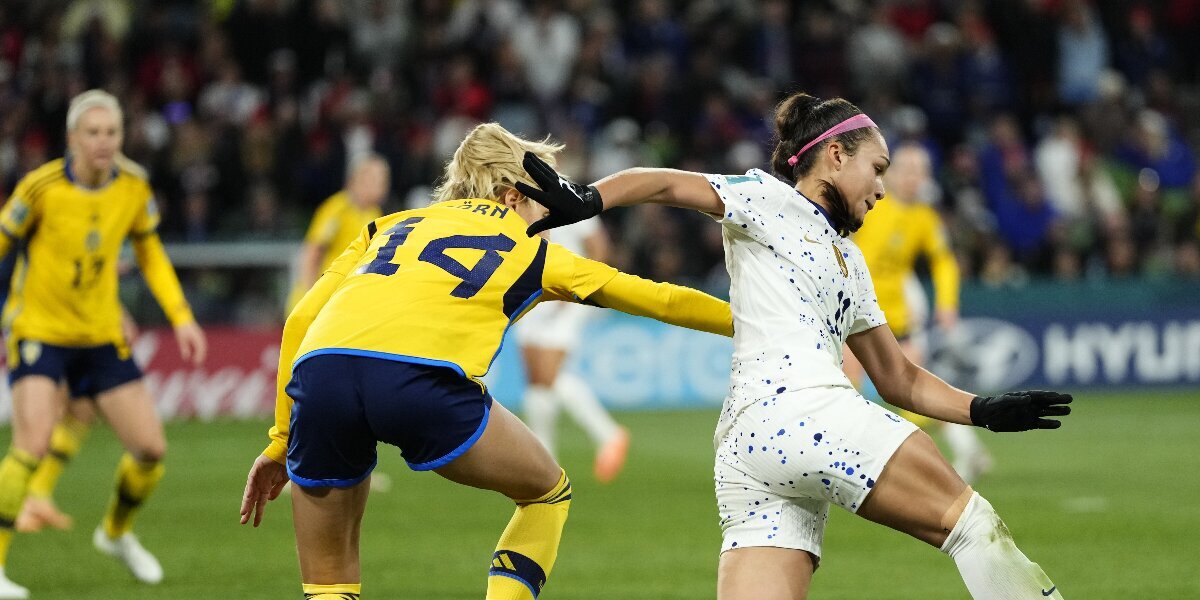 Женская сборная США не вышла в 1/4 финала ЧМ, проиграв Швеции в серии пенальти