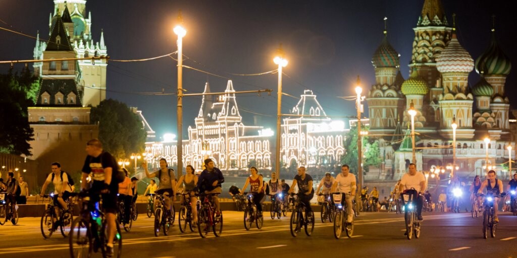 Ночной велофестиваль завершит День московского транспорта