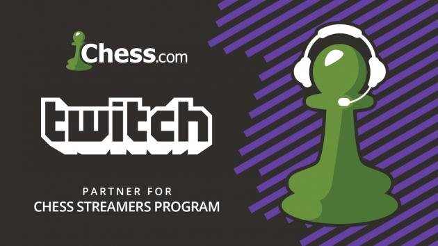 Chess.com и Twitch заключили партнерское соглашение на трансляцию турниров