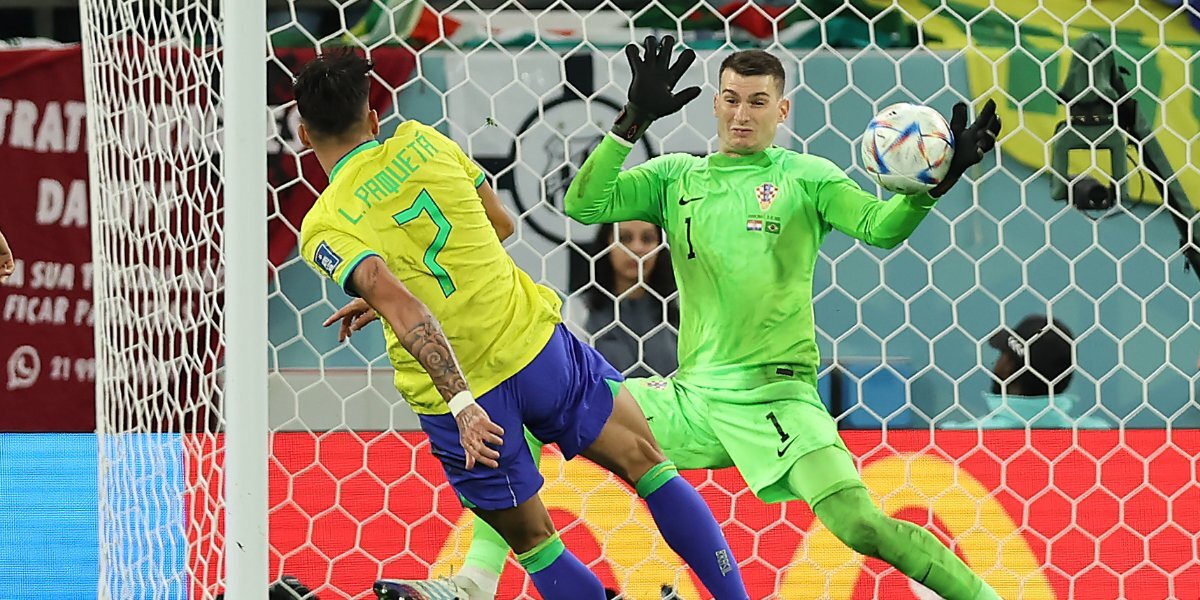 Вратарь Ливакович в матче с бразильцами установил рекорд сборной Хорватии по сейвам на ЧМ