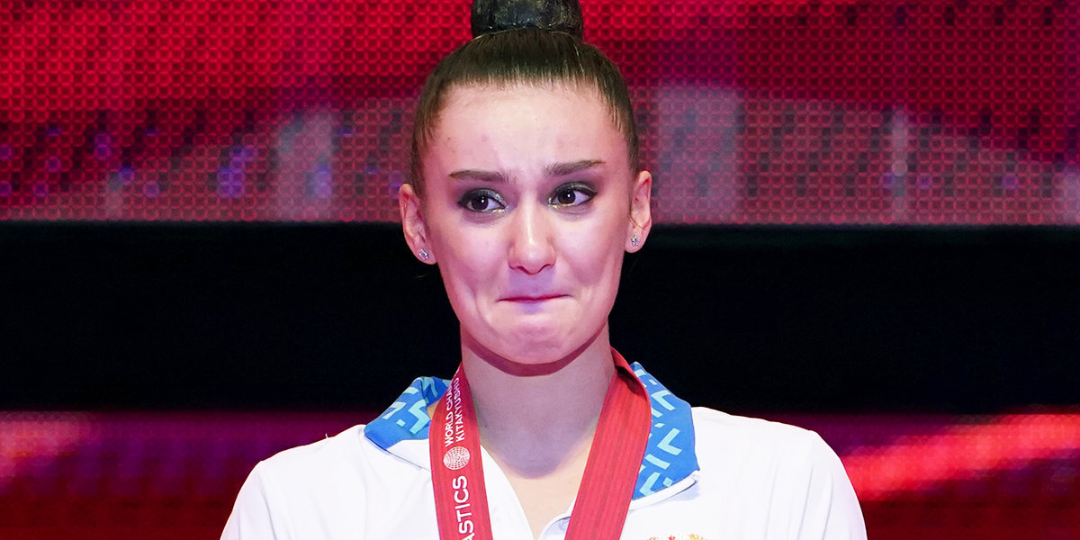 Гимнастка Горносько призналась, что заплакала на турнире в Минске из-за мамы