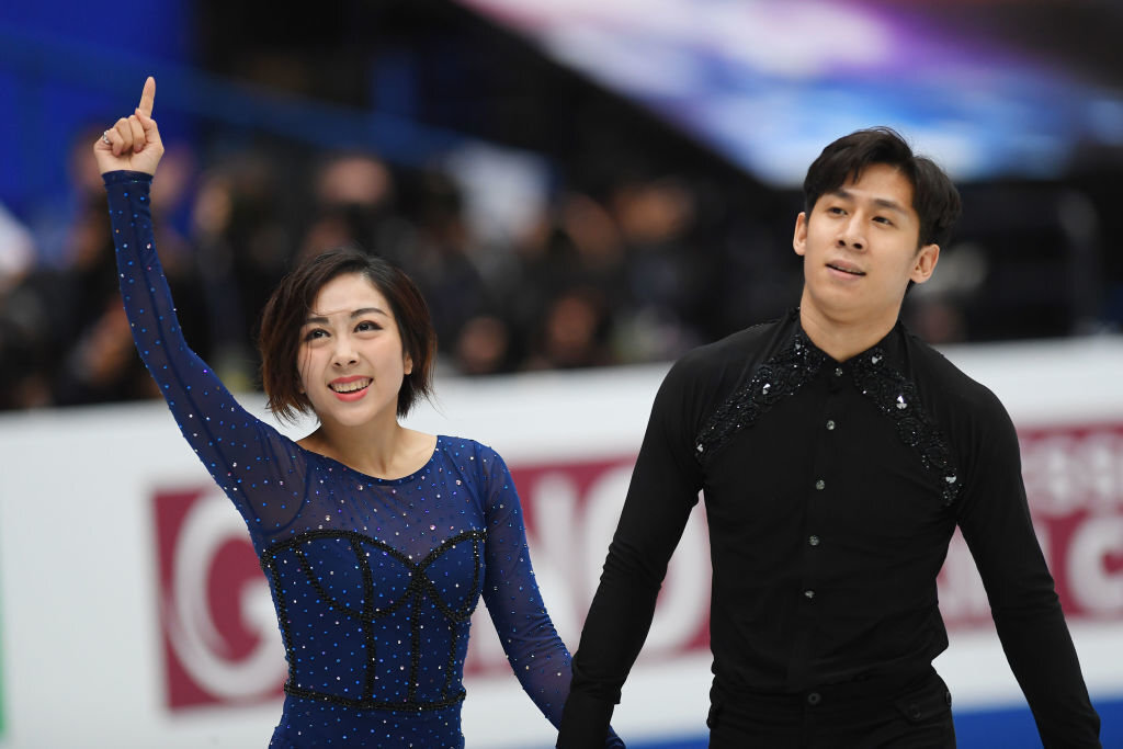 Мишина и Галлямов — третьи после короткой программы в Японии, китайцы установили мировой рекорд
