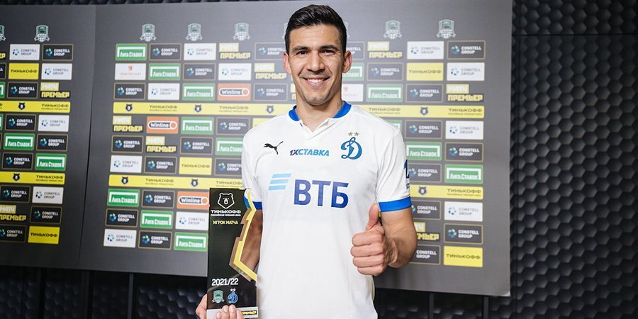 Бальбуэна признан лучшим игроком матча «Краснодар» — «Динамо»