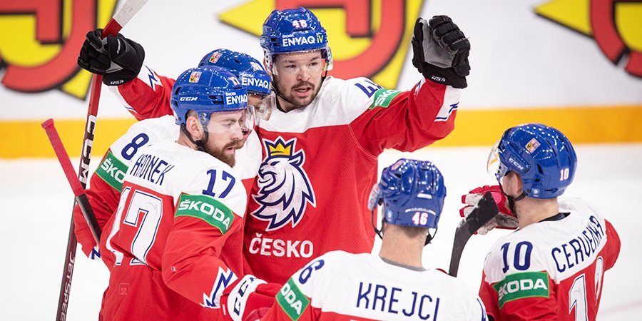 Сборная Чехии обыграла норвежцев в матче чемпионата мира-2022 по хоккею, итальянцы уступили словакам