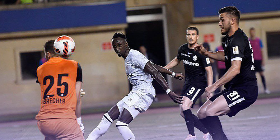 «Карабах» обыграл «Цюрих» в первом матче 2-го квалификационного раунда Лиги чемпионов