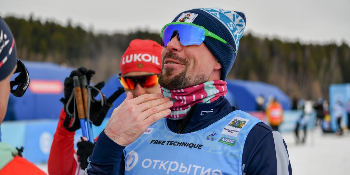 Сергей Устюгов поблагодарил Елену Вяльбе за призовые лыжников на Кубке России