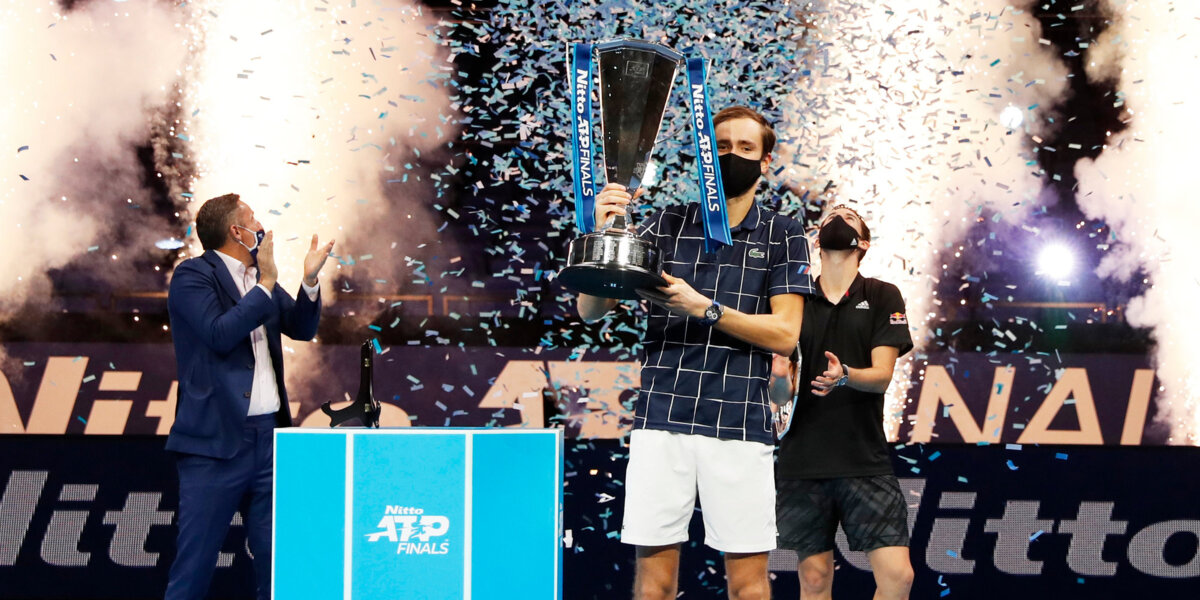 Медведев записал видеообращение после победы на Итоговом турнире ATP