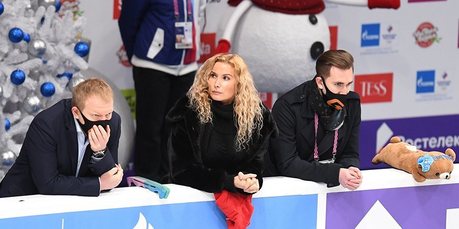 Тутберидзе отреагировала на то, что ее ученицы заняли весь пьедестал в финале Кубка России