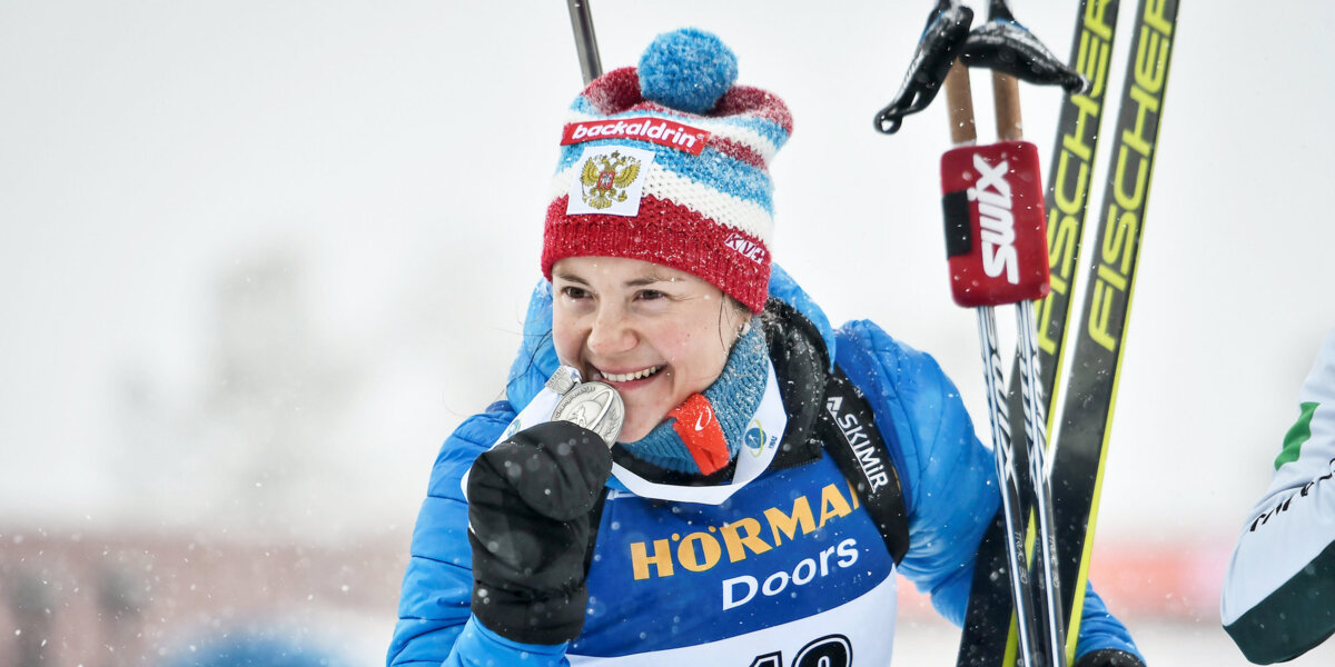 Юрлова-Перхт завоевала серебро в масс-старте на ЧМ в Швеции