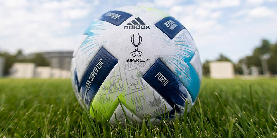 Представлен мяч Суперкубка УЕФА с уникальным дизайном из детских рисунков