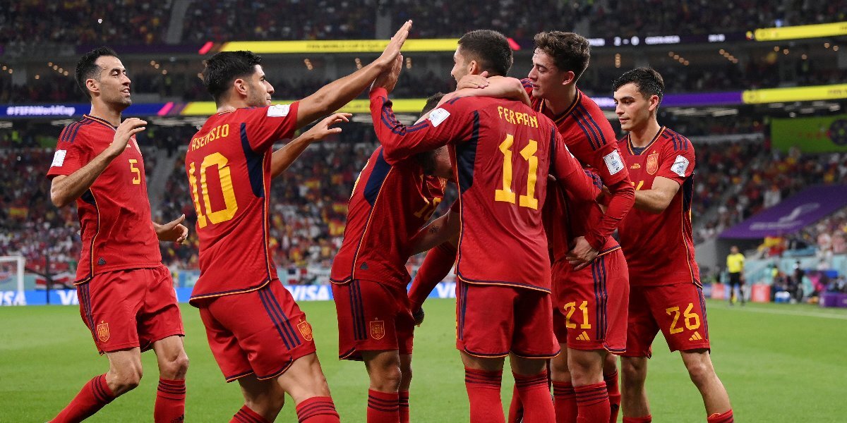 Сборная Испании стала шестой командой, забившей 100 голов на чемпионатах мира