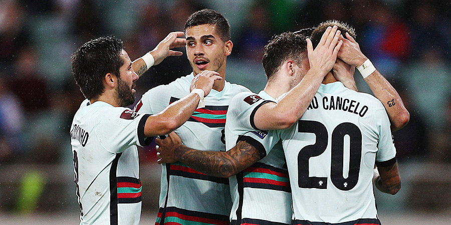Сборная Португалии разгромила Азербайджан в матче отбора к ЧМ-2022