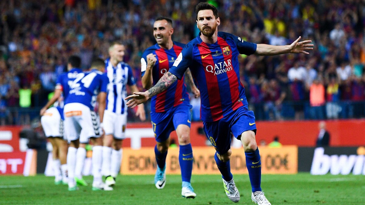 «Барселона» в 29-й раз выиграла Кубок Испании в последнем матче на «Висенте Кальдерон»