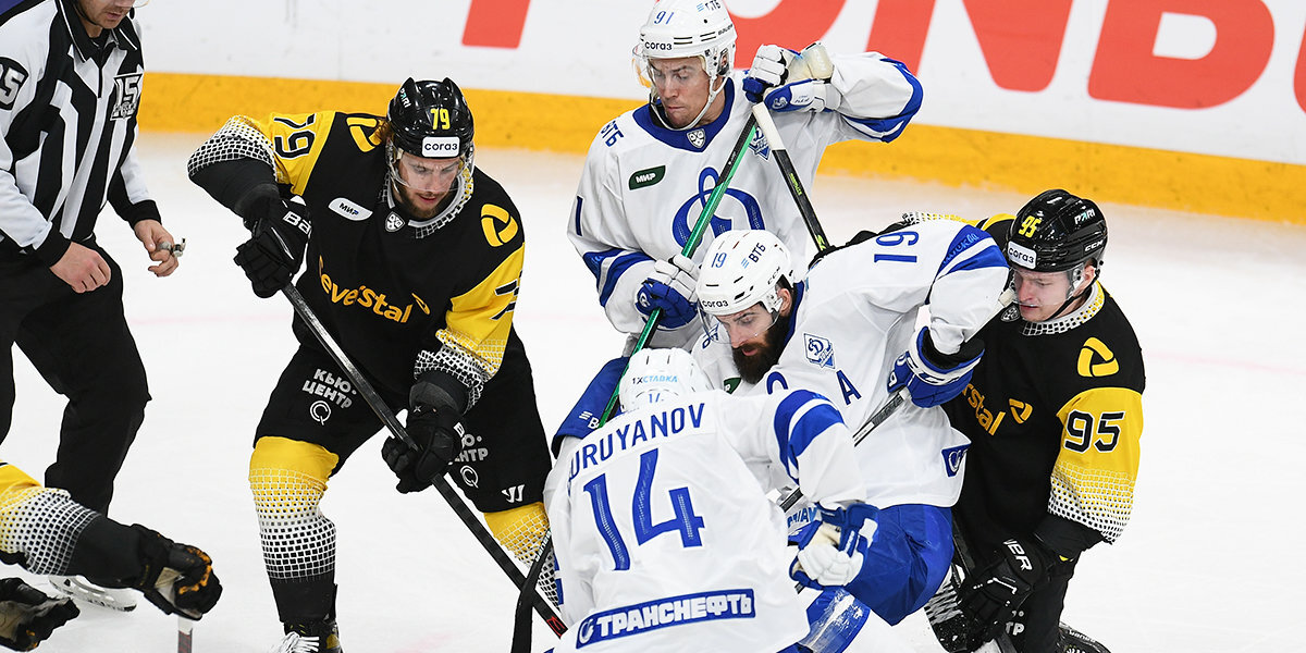 Московское «Динамо» выиграло у «Северстали» в гостевом матче КХЛ