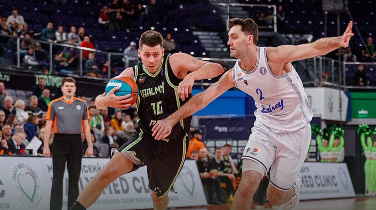 Баскетболисты «Енисея» обыграли «Уралмаш» в матче Единой лиги ВТБ