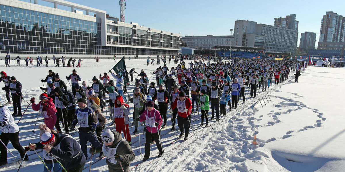 41‑я всероссийская массовая гонка «Лыжня России‑2023» в Челябинске. Самые яркие кадры