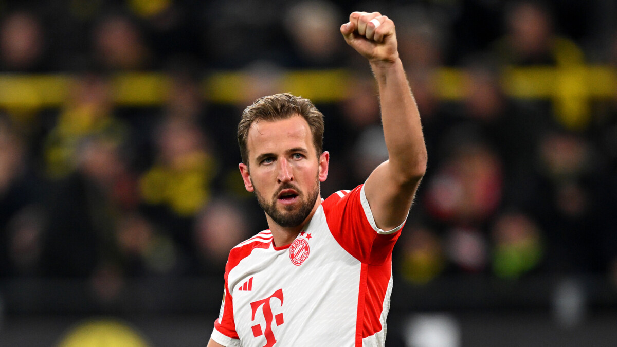 Хет‑трик Кейна помог «Баварии» разгромить дортмундскую «Боруссию» в матче чемпионата Германии
