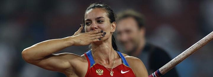 Лучшие олимпийские кадры Елены Исинбаевой