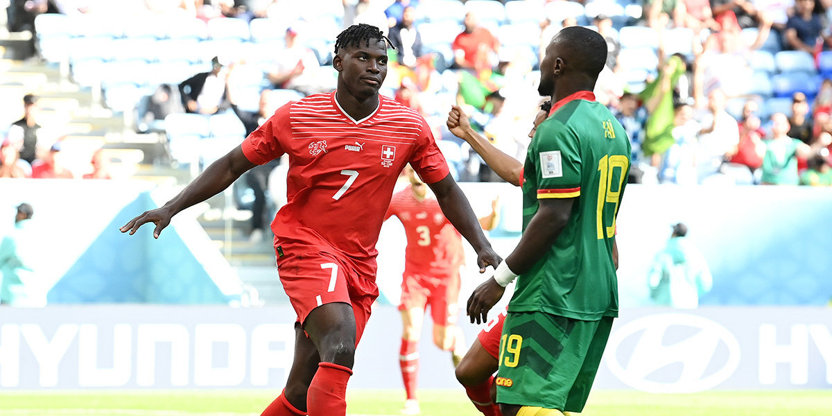Швейцария — Камерун — 1:0. Эмболо на 48-й минуте вывел швейцарцев вперед в матче ЧМ-2022. Видео