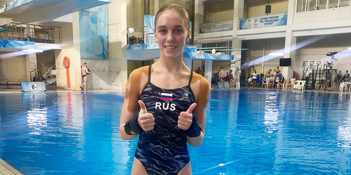 Конаныхина победила в прыжках в воду с вышки на Кубке России