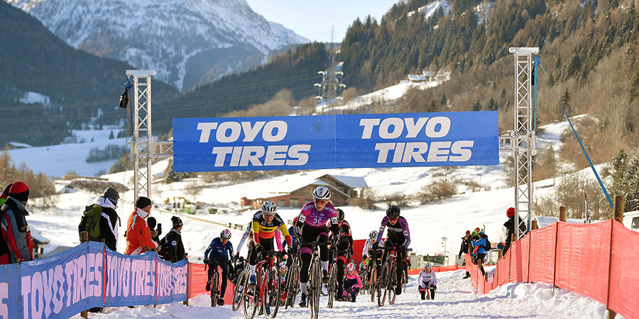 Велоспорт борется за место на зимней Олимпиаде. В Италии уже вовсю ездят по снегу!