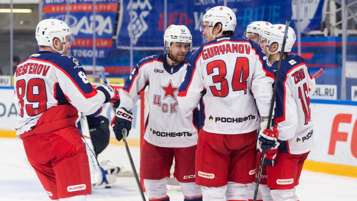 ЦСКА на выезде обыграл «Ладу» в матче КХЛ