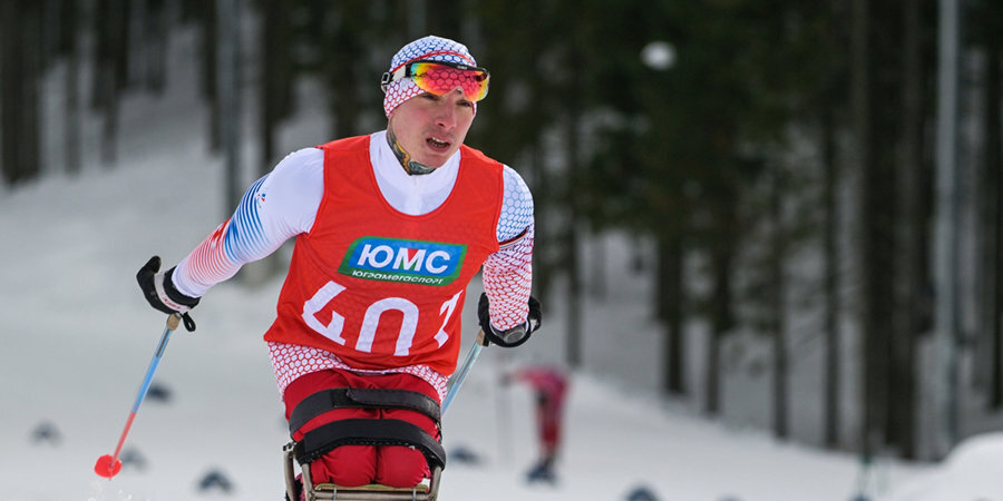 Лыжник Голубков занял первое место в спринте на играх «Мы вместе. Спорт» в категории сидя