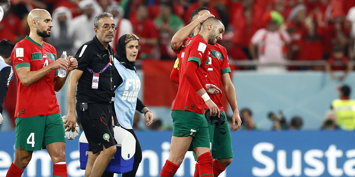Марокко — Португалия — 1:0: марокканцев Зиеша и Буфаля заменили в концовке матча ЧМ-2022 в Катаре