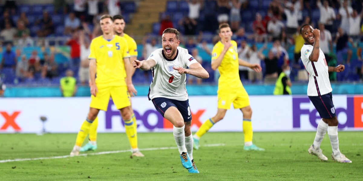 Англия — первая команда, забившая 3 мяча головой в одном матче на чемпионатах Европы