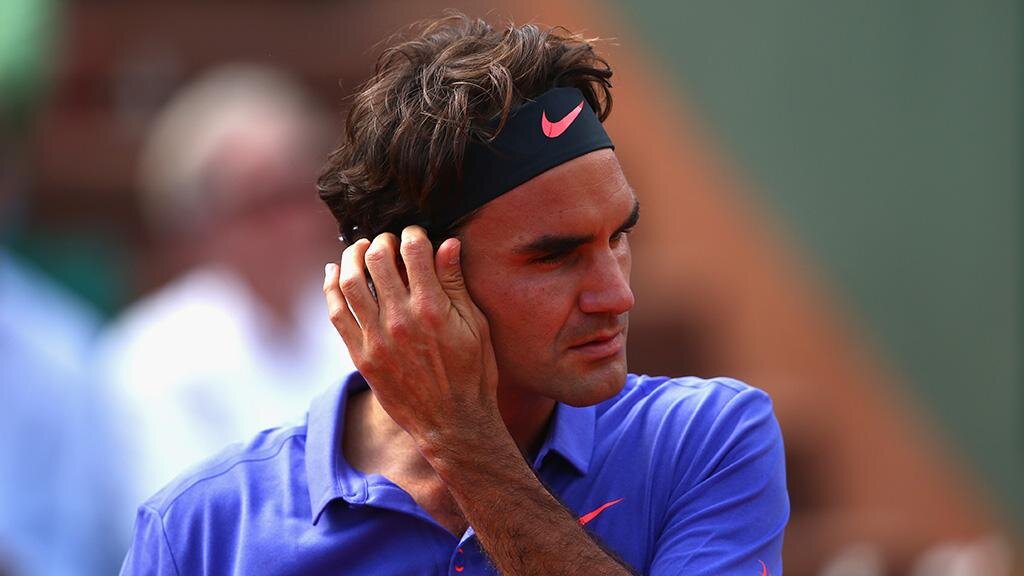 Федерер сенсационно проиграл в 1/8 финала турнира серии «Большого шлема»