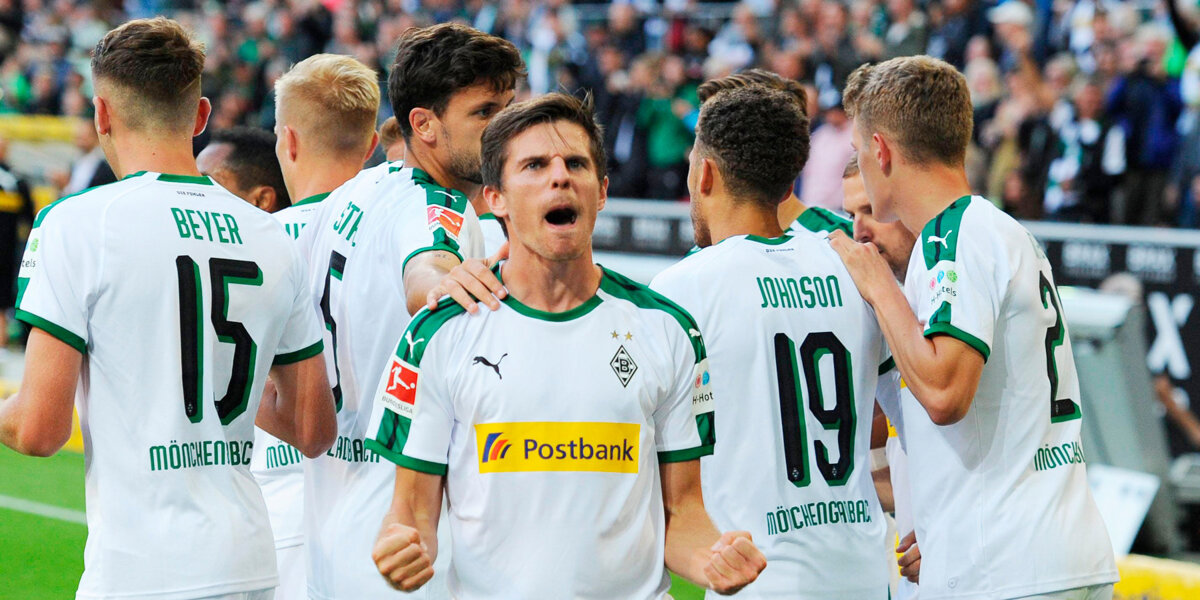 Менхенгладбахская «Боруссия» обыграла «Фрайбург» и вышла на первое место в бундеслиге