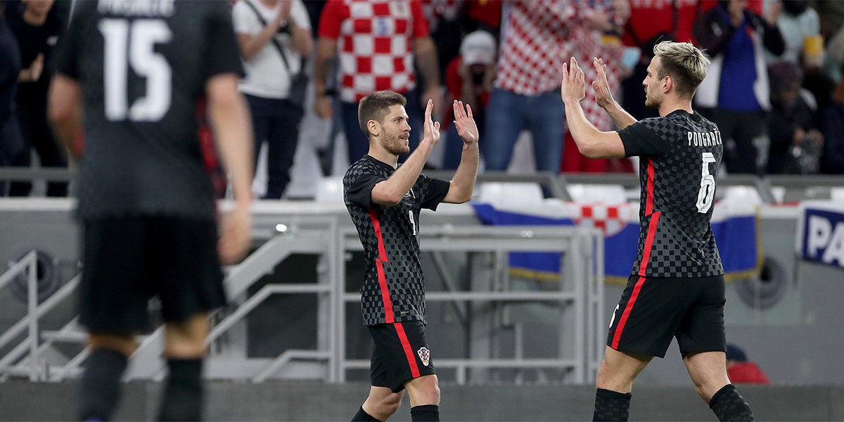 Сборная Хорватии обыграла Болгарию, обе команды заканчивали товарищеский матч вдесятером