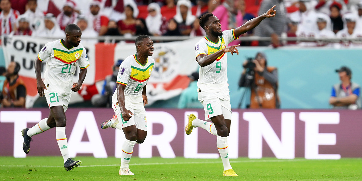 Сборная Сенегала после первого тайма матча ЧМ-2022 обыгрывает Катар благодаря голу Диа