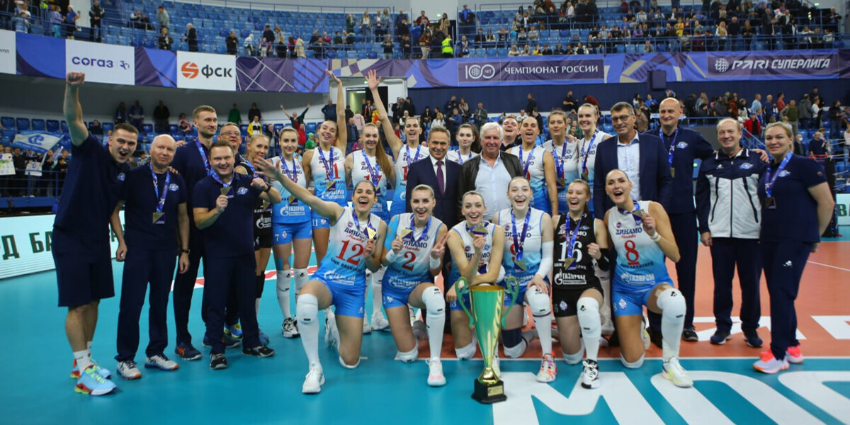 Пять трофеев подряд — это большой успех для волейболисток «Динамо», заявил Зиничев