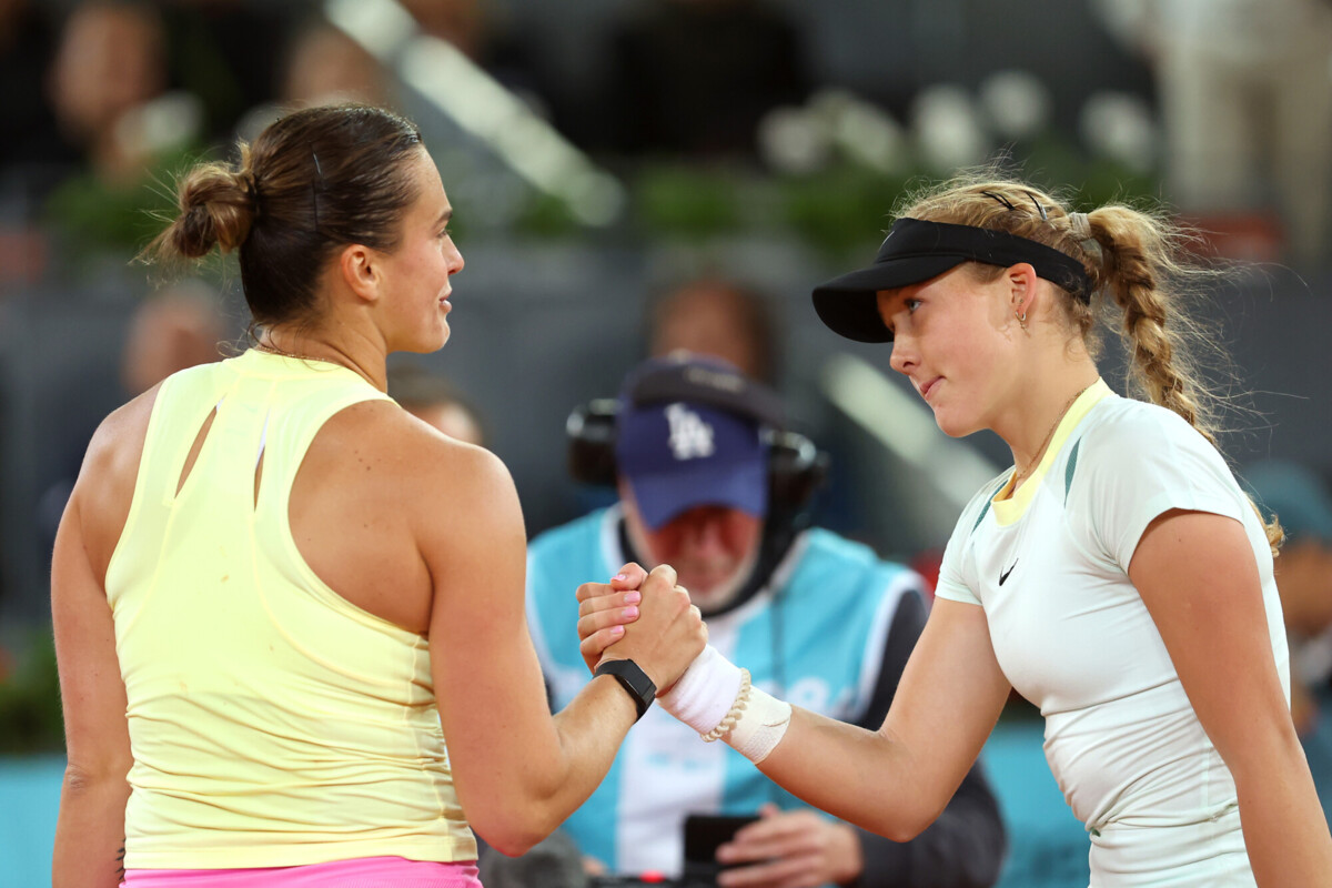Мирра Андреева прокомментировала поражение от Арины Соболенко на турнире в Мадриде