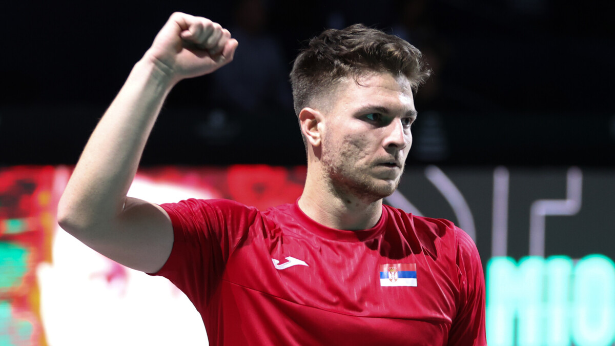 Сборная Сербии вышла вперед в полуфинальном матче Кубка Дэвиса с Италией