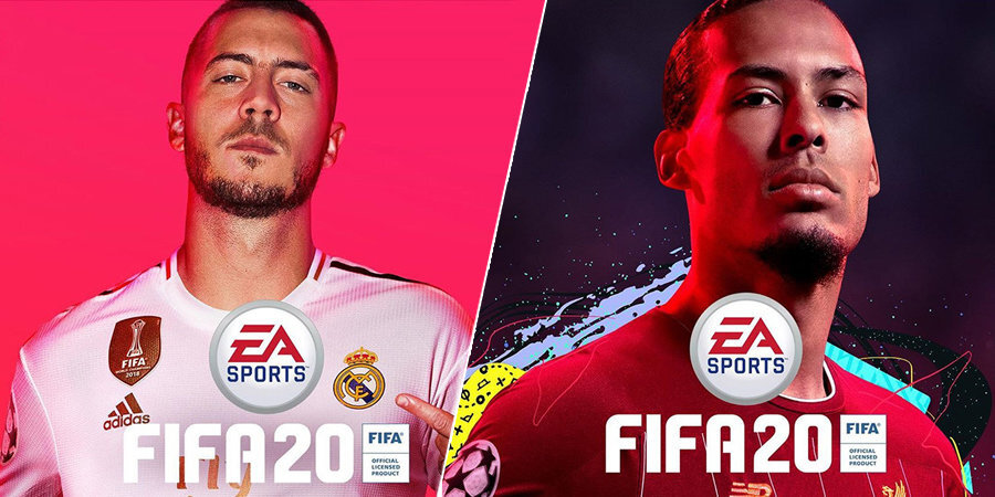 Официально: Азар и ван Дейк попали на обложки FIFA 20