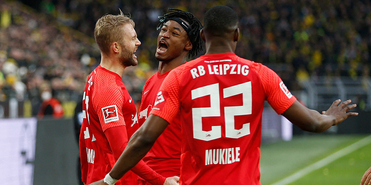 «Лейпциг» разгромил на выезде дортмундскую «Боруссию» в матче бундеслиги