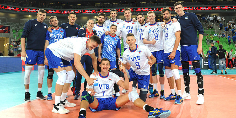 Защита титула. Российские волейболисты с победы стартовали на Евро-2019