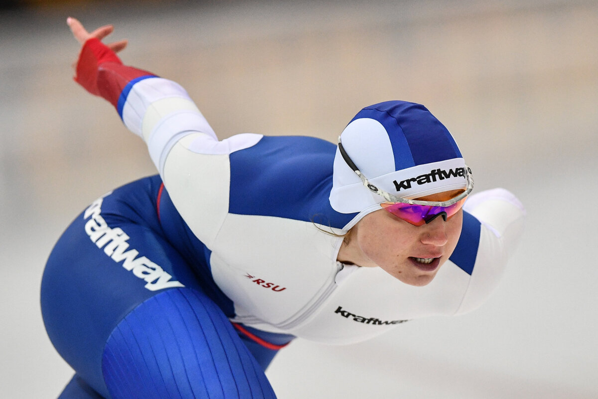 Российские конькобежки взяли серебро в командном спринте на этапе КМ в Польше