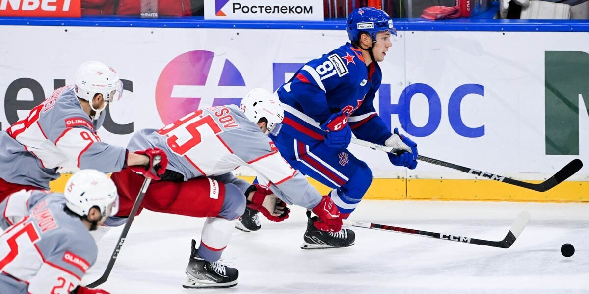 Нападающий СКА Грицюк о первом матче за команду: «Я ничего хорошего сегодня на льду не показал»