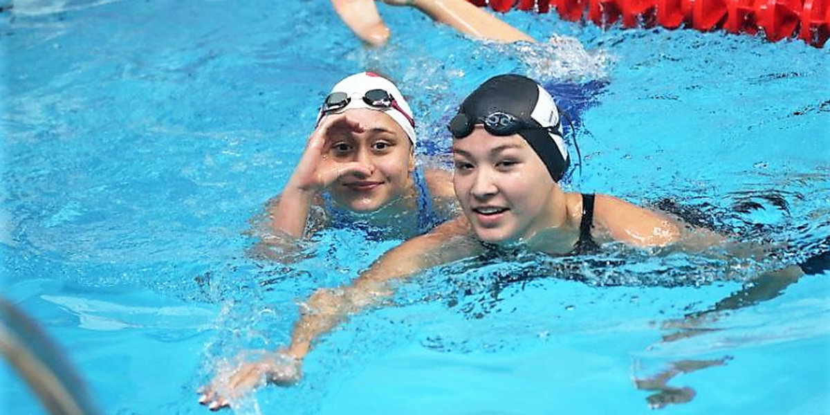 На играх «Дети Азии» пловцы в воскресенье разыграли 12 комплектов наград