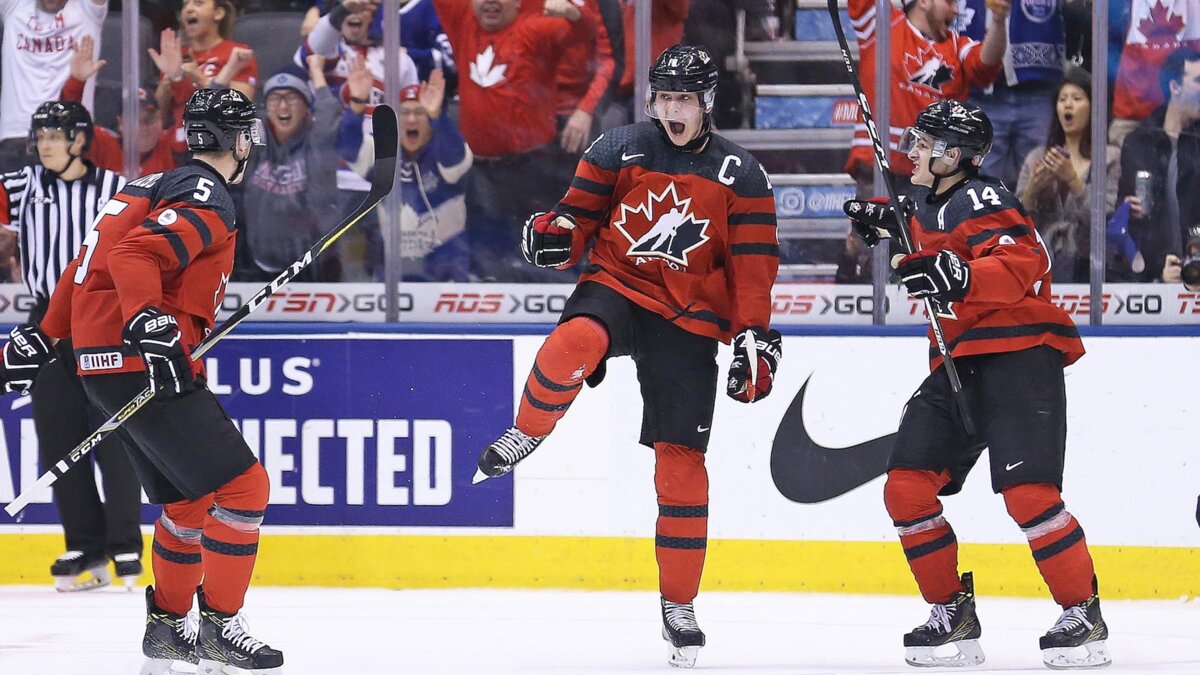 Канада отправила восемь шайб в ворота Швейцарии на молодежном чемпионате мира