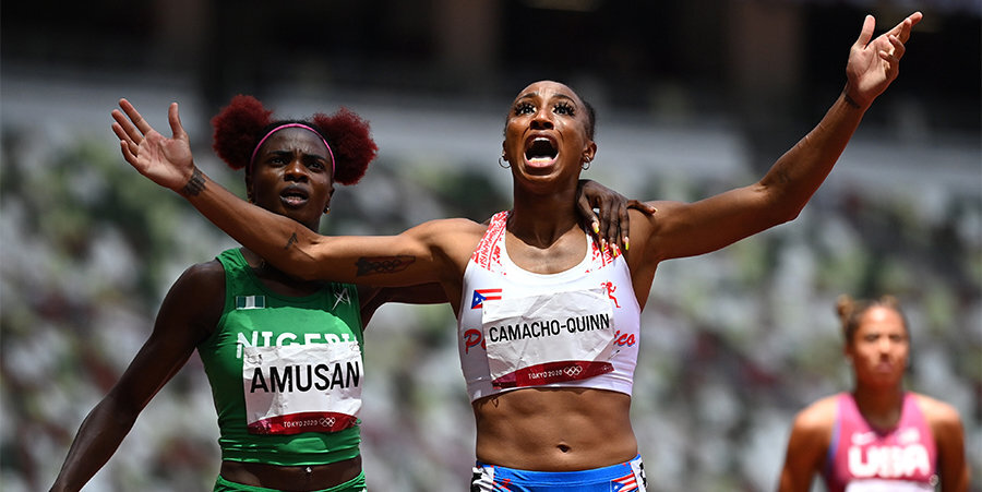Камачо-Куинн выиграла стометровку с барьерами на Олимпиаде в Токио