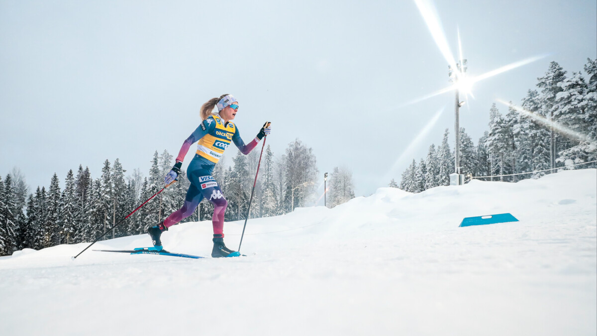 Американка Диггинс стала победительницей гонки преследования на этапе «Тур де Ски» в Тоблахе