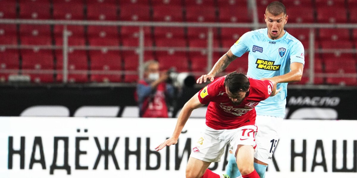 Миладинович потерял сознание в матче со «Спартаком» и покинул поле на электрокаре (видео)