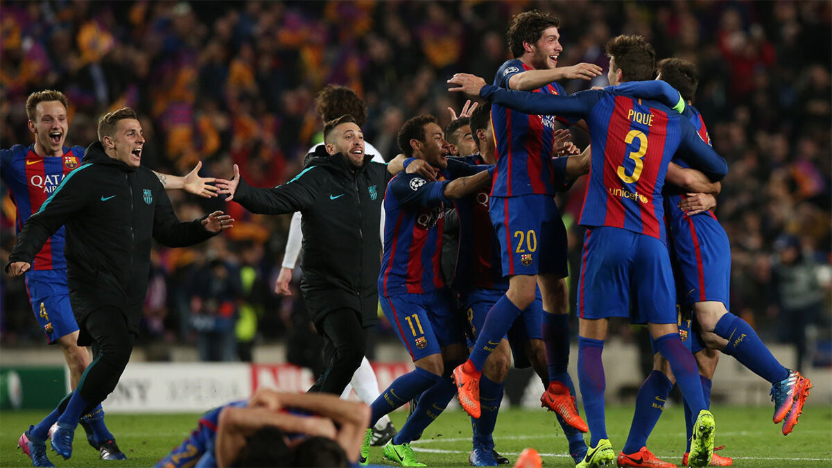 «Барселона» забила шесть голов «ПСЖ» и вышла в четвертьфинал Лиги чемпионов