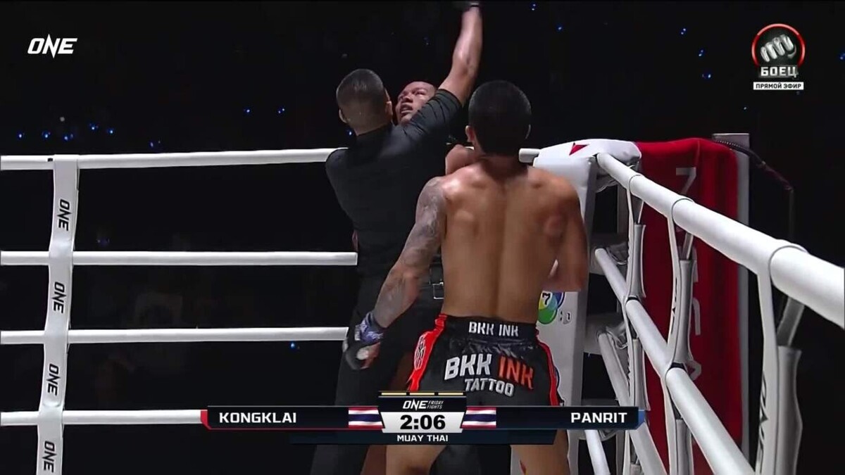 Панрит досрочно победил Конгклая (видео). One FC. MMA/Единоборства