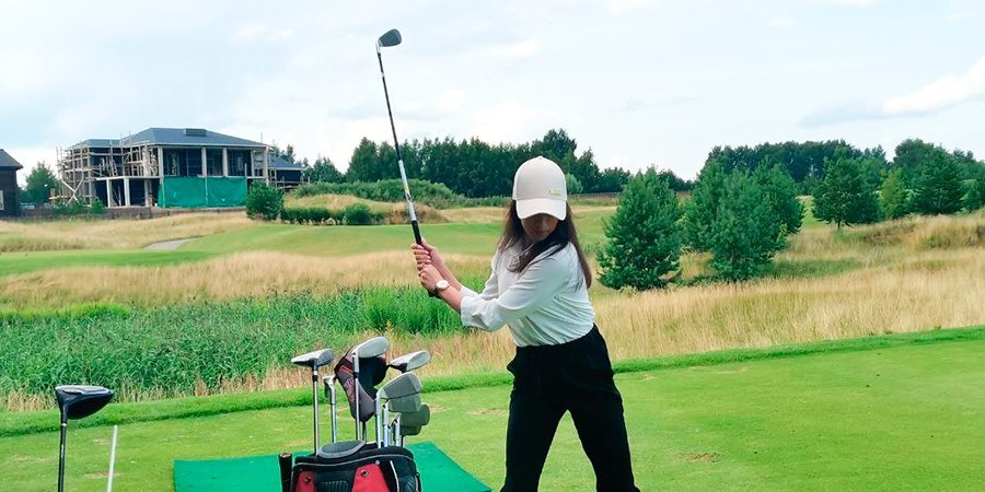 Загитова провела тренировку по гольфу с тренером сборной России